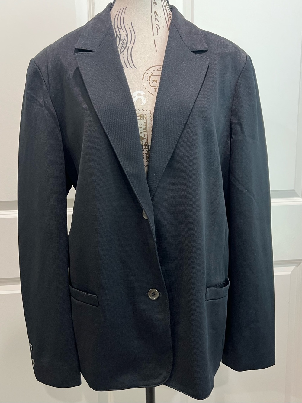 Vintage 1970s James Kenrob by Dalton Women's Black Single-Breasted Blazer